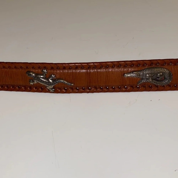 Brighton Wildlife Leather Belt 90s‎ Vintage Y2K main image 9